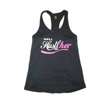 Load image into Gallery viewer, Her. She. Me. HustlHer Racerback Tank
