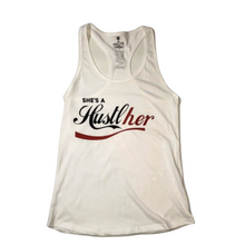 Load image into Gallery viewer, Her. She. Me. HustlHer Racerback Tank

