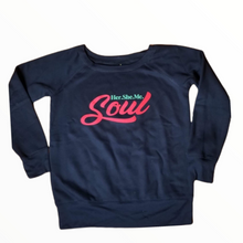 Load image into Gallery viewer, Her. She. Me. Soul Fleece Lined Sweatshirt

